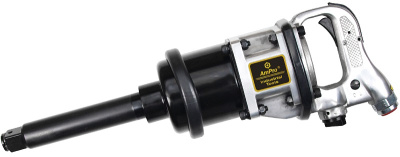 Пневмогайковерт ударный 1" 2440 Нм с удленным хвостовиком AmPro A3681 Пневмогайковерт ударный 1" 2440 Нм с удленным хвостовиком AmPro A3681