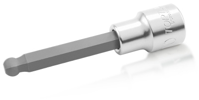 Головка торцевая с шестигранной вставкой HEX 1/2" 8 мм L=100 мм, с шаром TOPTUL BCPA1608