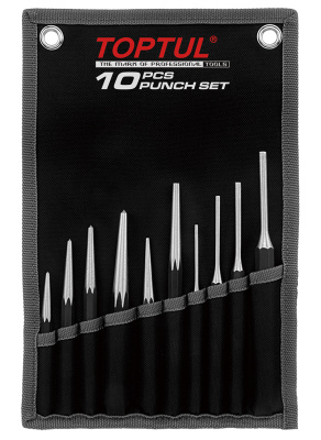 Набор выколоток и кернеров 10 шт на полотне TOPTUL GPAQ1001 Набор выколоток и кернеров 10 шт на полотне TOPTUL GPAQ1001
